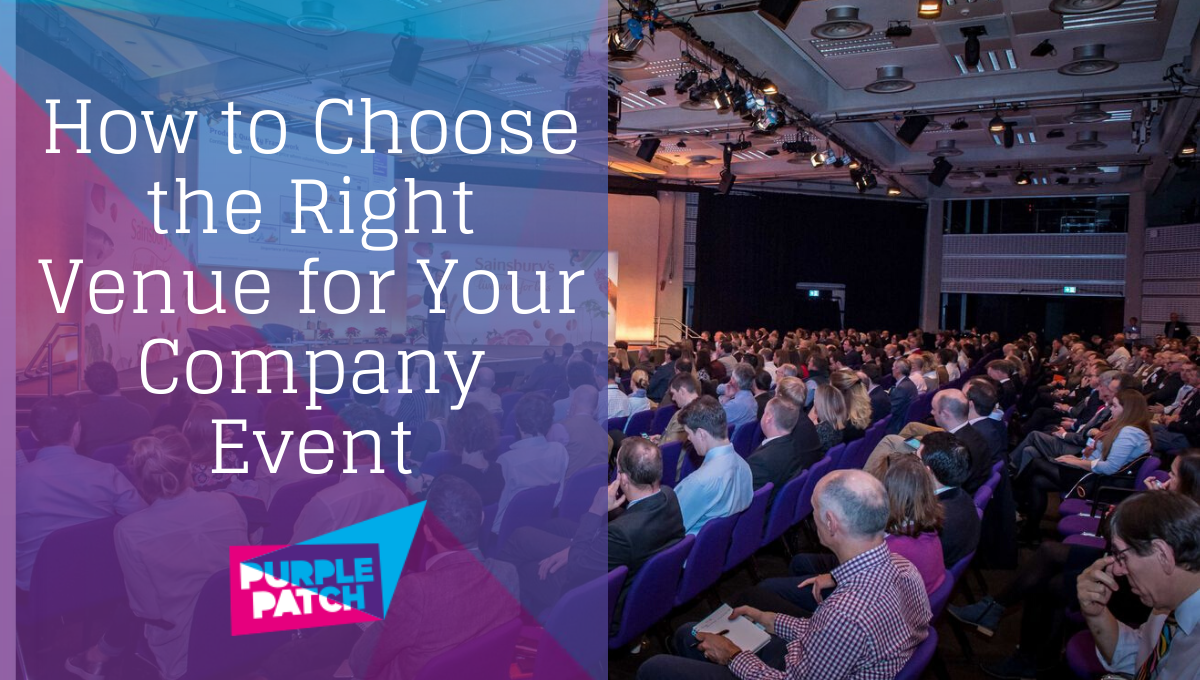 How to Choose the Right Venue for Your Company Event